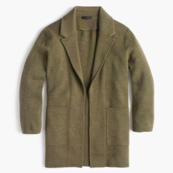 J Crew Sophie Sweater Blazer G7746 